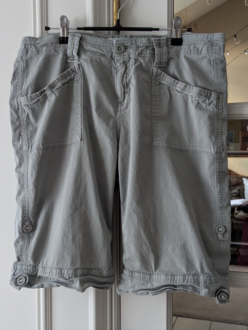 Aventura Bermuda Shorts Women's 10, Organic Cotton Twill Casual